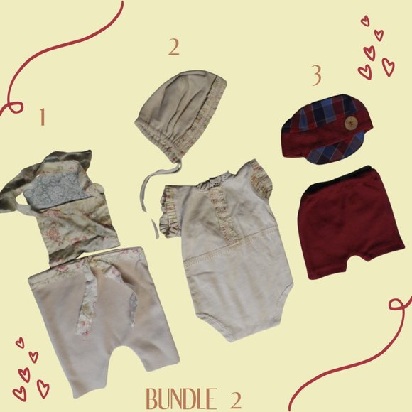 3 PC Newborn Photography Props - Picture 6 of 12